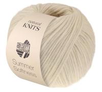LANA GROSSA Summer Softness | Zartes Baumwollschlauchgarn, voluminös gefüllt mit flauschigen Merinofasern | Handstrickgarn aus 80% Baumwolle (Bio) & 20% Schurwolle | 50g / 130m FB 26