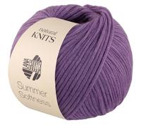 LANA GROSSA Summer Softness | Zartes Baumwollschlauchgarn, voluminös gefüllt mit flauschigen Merinofasern | Handstrickgarn aus 80% Baumwolle (Bio) & 20% Schurwolle | 50g / 130m FB9