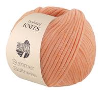 LANA GROSSA Summer Softness | Zartes Baumwollschlauchgarn, voluminös gefüllt mit flauschigen Merinofasern | Handstrickgarn aus 80% Baumwolle (Bio) & 20% Schurwolle | 50g / 130m FB5