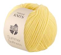 LANA GROSSA Summer Softness | Zartes Baumwollschlauchgarn, voluminös gefüllt mit flauschigen Merinofasern | Handstrickgarn aus 80% Baumwolle (Bio) & 20% Schuwolle (Merino superfein) | 50g / 130m