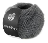 LANA GROSSA Superkid Seta | Zartes Schlauchgarn aus Superkid Mohair mit Seide | Handstrickgarn aus 65% Mohair (Superkid) & 35% Seide | 25g Wolle zum Stricken & Häkeln | 100m Garn FB21