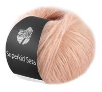 LANA GROSSA Superkid Seta | Zartes Schlauchgarn aus Superkid Mohair mit Seide | Handstrickgarn aus 65% Mohair (Superkid) & 35% Seide | 25g Wolle zum Stricken & Häkeln | 100m Garn FB11