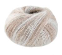 LANA GROSSA Superkid Seta | Zartes Schlauchgarn aus Superkid Mohair mit Seide | Handstrickgarn aus 65% Mohair (Superkid) & 35% Seide | 25g Wolle zum Stricken & Häkeln | 100m Garn FB101