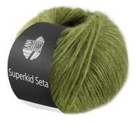 LANA GROSSA Superkid Seta | Zartes Schlauchgarn aus Superkid Mohair mit Seide | Handstrickgarn aus 65% Mohair (Superkid) & 35% Seide | 25g Wolle zum Stricken & Häkeln | 100m Garn FB16