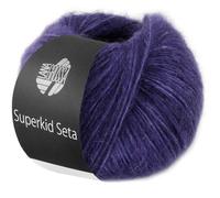 LANA GROSSA Superkid Seta | Zartes Schlauchgarn aus Superkid Mohair mit Seide | Handstrickgarn aus 65% Mohair (Superkid) & 35% Seide | 25g Wolle zum Stricken & Häkeln | 100m Garn FB5
