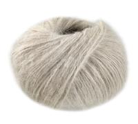 LANA GROSSA Superkid Seta | Zartes Schlauchgarn aus Superkid Mohair mit Seide | Handstrickgarn aus 65% Mohair (Superkid) & 35% Seide | 25g Wolle zum Stricken & Häkeln | 100m Garn FB18