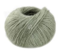 LANA GROSSA Superkid Seta | Zartes Schlauchgarn aus Superkid Mohair mit Seide | Handstrickgarn aus 65% Mohair (Superkid) & 35% Seide | 25g Wolle zum Stricken & Häkeln | 100m Garn FB17
