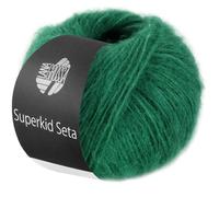 LANA GROSSA Superkid Seta | Zartes Schlauchgarn aus Superkid Mohair mit Seide | Handstrickgarn aus 65% Mohair (Superkid) & 35% Seide | 25g Wolle zum Stricken & Häkeln | 100m Garn FB22