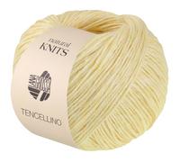 LANA GROSSA Tencellino | Klassisch verzirntes Garn aus natürlich mattem Leinen & seidig glänzendem Tencel | Handstrickgarn aus 51% Leinen & 49% Tencel | 50g Wolle zum Stricken & Häkeln | 125m FB 6