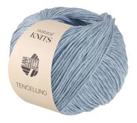 LANA GROSSA Tencellino | Klassisch verzirntes Garn aus natürlich mattem Leinen & seidig glänzendem Tencel | Handstrickgarn aus 51% Leinen & 49% Tencel | 50g Wolle zum Stricken & Häkeln | 125m FB 10