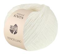 LANA GROSSA Tencellino | Klassisch verzirntes Garn aus natürlich mattem Leinen & seidig glänzendem Tencel | Handstrickgarn aus 51% Leinen & 49% Tencel | 50g Wolle zum Stricken & Häkeln | 125m FB 1