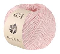 LANA GROSSA Tencellino | Klassisch verzirntes Garn aus natürlich mattem Leinen & seidig glänzendem Tencel | Handstrickgarn aus 51% Leinen & 49% Tencel | 50g Wolle zum Stricken & Häkeln | 125m FB 13