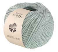 LANA GROSSA Tencellino | Klassisch verzirntes Garn aus natürlich mattem Leinen & seidig glänzendem Tencel | Handstrickgarn aus 51% Leinen & 49% Tencel | 50g Wolle zum Stricken & Häkeln | 125m FB 9