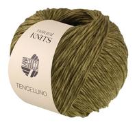 LANA GROSSA Tencellino | Klassisch verzirntes Garn aus natürlich mattem Leinen & seidig glänzendem Tencel | Handstrickgarn aus 51% Leinen & 49% Tencel | 50g Wolle zum Stricken & Häkeln | 125m FB 7