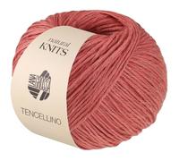 LANA GROSSA Tencellino | Klassisch verzirntes Garn aus natürlich mattem Leinen & seidig glänzendem Tencel | Handstrickgarn aus 51% Leinen & 49% Tencel | 50g Wolle zum Stricken & Häkeln | 125m FB 15