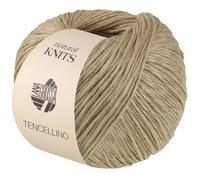LANA GROSSA Tencellino | Klassisch verzirntes Garn aus natürlich mattem Leinen & seidig glänzendem Tencel | Handstrickgarn aus 51% Leinen & 49% Tencel | 50g Wolle zum Stricken & Häkeln | 125m FB 3
