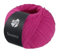 Lana Grossa Garn Tessera – 100% Baumwolle, schmales Bändchengarn 50 g/115 m FB 9