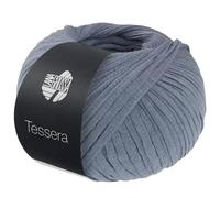 LANA GROSSA Tessera | Hochwertiges, schmales Baumwoll-Bändchengarn in matter-papierfeiner Optik | Handstrickgarn aus 100% Baumwolle | 50g Wolle zum Stricken & Häkeln | 115m Garn FB 12