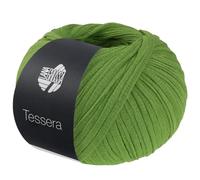 LANA GROSSA Tessera | Hochwertiges, schmales Baumwoll-Bändchengarn in matter-papierfeiner Optik | Handstrickgarn aus 100% Baumwolle | 50g Wolle zum Stricken & Häkeln | 115m Garn FB 3