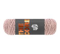 LANA GROSSA The Core | Stabiles, umwickeltes Baumwollgarn - ideal für Dekoartikel & Taschen | Handstrickgarn aus 50% Baumwolle & 50% Polyester | 100g Wolle zum Stricken & Häkeln | 85m GarnFB 27