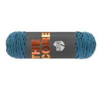 LANA GROSSA The Core | Stabiles, umwickeltes Baumwollgarn - ideal für Dekoartikel & Taschen | Handstrickgarn aus 50% Baumwolle & 50% Polyester | 100g Wolle zum Stricken & Häkeln | 85m Garn FB25