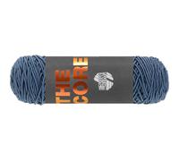 LANA GROSSA The Core | Stabiles, umwickeltes Baumwollgarn - ideal für Dekoartikel & Taschen | Handstrickgarn aus 50% Baumwolle & 50% Polyester | 100g Wolle zum Stricken & Häkeln | 85m Garn