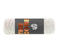 LANA GROSSA The Core | Stabiles, umwickeltes Baumwollgarn - ideal für Dekoartikel & Taschen | Handstrickgarn aus 50% Baumwolle & 50% Polyester | 100g Wolle zum Stricken & Häkeln | 85m Garn