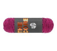 LANA GROSSA The Core | Stabiles, umwickeltes Baumwollgarn - ideal für Dekoartikel & Taschen | Handstrickgarn aus 50% Baumwolle & 50% Polyester | 100g Wolle zum Stricken & Häkeln | 85m Garn FB19