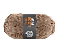 LANA GROSSA The Look Fine | Feines und samtig weiches Chenillegarn | Handstrickgarn aus 100% Polyester | 50g Wolle zum Stricken & Häkeln | 100m Garn FB124