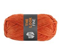 LANA GROSSA The Look Fine | Feines und samtig weiches Chenillegarn | Handstrickgarn aus 100% Polyester | 50g Wolle zum Stricken & Häkeln | 100m Garn FB105