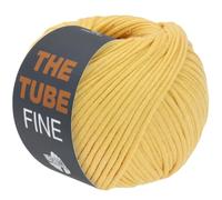 LANA GROSSA The Tube Fine | Dünnes, gefülltes Baumwollschlauchbändchen - ideal für Dekoartikel & Taschen | Handstrickgarn aus Baumwolle & Polyamid | 100g Wolle zum Stricken & Häkeln | 140m Garn FB104