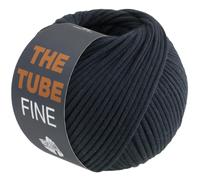 LANA GROSSA The Tube Fine | Dünnes, gefülltes Baumwollschlauchbändchen - ideal für Dekoartikel & Taschen | Handstrickgarn aus Baumwolle & Polyamid | 100g Wolle zum Stricken & Häkeln | 140m Garn