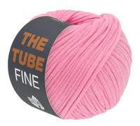 LANA GROSSA The Tube Fine | Dünnes, gefülltes Baumwollschlauchbändchen - ideal für Dekoartikel & Taschen | Handstrickgarn aus Baumwolle & Polyamid | 100g Wolle zum Stricken & Häkeln | 140m Garn FB123