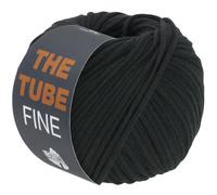 LANA GROSSA The Tube Fine | Dünnes, gefülltes Baumwollschlauchbändchen - ideal für Dekoartikel & Taschen | Handstrickgarn aus Baumwolle & Polyamid | 100g Wolle zum Stricken & Häkeln | 140m Garn FB116