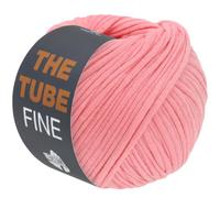 LANA GROSSA The Tube Fine | Dünnes, gefülltes Baumwollschlauchbändchen - ideal für Dekoartikel & Taschen | Handstrickgarn aus Baumwolle & Polyamid | 100g Wolle zum Stricken & Häkeln | 140m Garn FB103