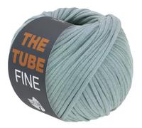 LANA GROSSA The Tube Fine | Dünnes, gefülltes Baumwollschlauchbändchen - ideal für Dekoartikel & Taschen | Handstrickgarn aus Baumwolle & Polyamid | 100g Wolle zum Stricken & Häkeln | 140m Garn FB110