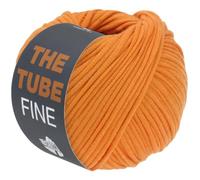 LANA GROSSA The Tube Fine | Dünnes, gefülltes Baumwollschlauchbändchen - ideal für Dekoartikel & Taschen | Handstrickgarn aus Baumwolle & Polyamid | 100g Wolle zum Stricken & Häkeln | 140m Garn FB105