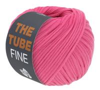 LANA GROSSA The Tube Fine | Dünnes, gefülltes Baumwollschlauchbändchen - ideal für Dekoartikel & Taschen | Handstrickgarn aus Baumwolle & Polyamid | 100g Wolle zum Stricken & Häkeln | 140m Garn FB108