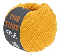 LANA GROSSA The Tube Fine | Dünnes, gefülltes Baumwollschlauchbändchen - ideal für Dekoartikel & Taschen | Handstrickgarn aus Baumwolle & Polyamid | 100g Wolle zum Stricken & Häkeln | 140m Garn FB117