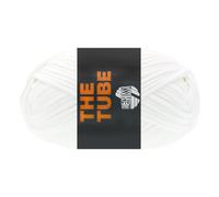 LANA GROSSA The Tube | Weiches & gefüllte, ideal geeignet für Home- Accessoires und Taschen | Handstrickgarn aus 60% Baumwolle & 40% Nylon | 200g Wolle zum Stricken & Häkeln | 114m Garn FB 1