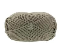 LANA GROSSA The Tube | Weiches & gefüllte, ideal geeignet für Home- Accessoires und Taschen | Handstrickgarn aus 60% Baumwolle & 40% Nylon | 200g Wolle zum Stricken & Häkeln | 114m Garn FB 13