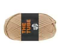 LANA GROSSA The Tube | Weiches & gefüllte, ideal geeignet für Home- Accessoires und Taschen | Handstrickgarn aus 60% Baumwolle & 40% Nylon | 200g Wolle zum Stricken & Häkeln | 114m Garn FB 17