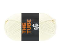 LANA GROSSA The Tube | Weiches & gefüllte, ideal geeignet für Home- Accessoires und Taschen | Handstrickgarn aus 60% Baumwolle & 40% Nylon | 200g Wolle zum Stricken & Häkeln | 114m Garn FB 2