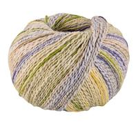 LANA GROSSA Torto | Baumwoll-Effektgarn mit doppeltem Farbeffekt, unregelmäßig mit glänzenden Faden | Handstrickgarn aus 90% Baumwolle & 10% Polyamid | 50g Wolle zum Stricken & Häkeln | 120m Garn
