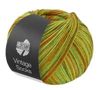 LANA GROSSA Vintage Socks Multi | Sockengarn mit Merinowolle und mit Ton in Ton Farbeffekt | Handstrickgarn aus 75% Schurwolle & 25% Polyamid | 100g Wolle zum Stricken & Häkeln | 400m Garn FB 4144
