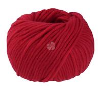 LANA GROSSA Winter Softness | Zartes Schlauchgarn, voluminös mit flauschigen Merinofasern | Handstrickgarn aus 62% Schurwolle & 38% Baumwolle (Bio) | 50g Wolle zum Stricken & Häkeln | 70m Garn FB 12