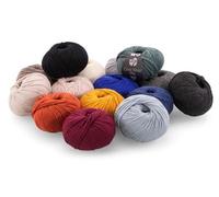 Lana Grossa COOL WOOL BIG, 627 schwarz, 50g, 100% Schurwolle Merino, Wolle, Schafswolle