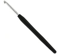 LANA GROSSA Wollhäkelnadeln Design mit Soft-Griff schwarz Stärke 2.5