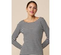 LANA Shirt, Modell Valerie natur-schwarz S