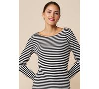 LANA Shirt, Modell Valerie natur-schwarz XS